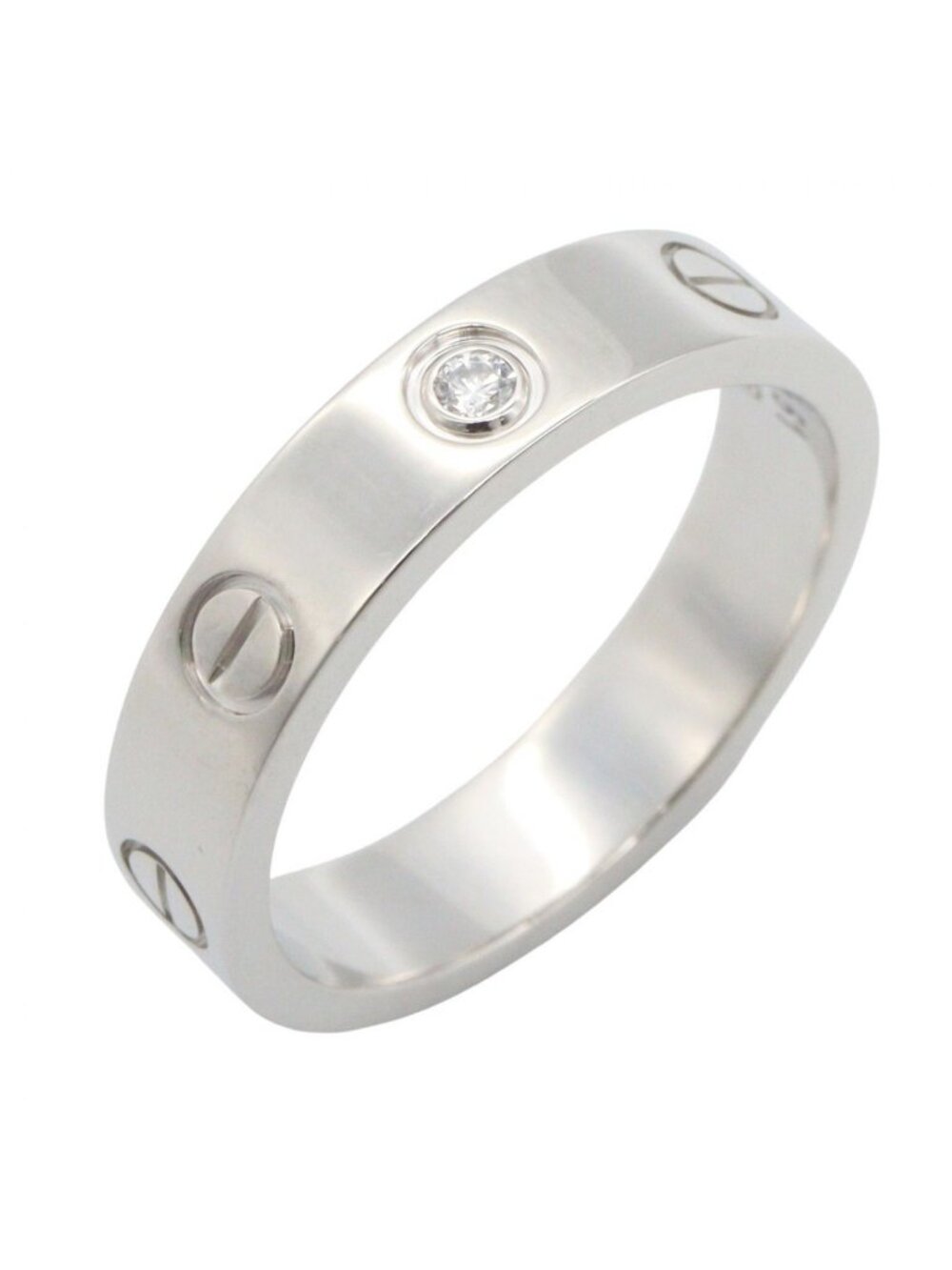 Cartier Ring Mini Love 18k White Gold Diamond